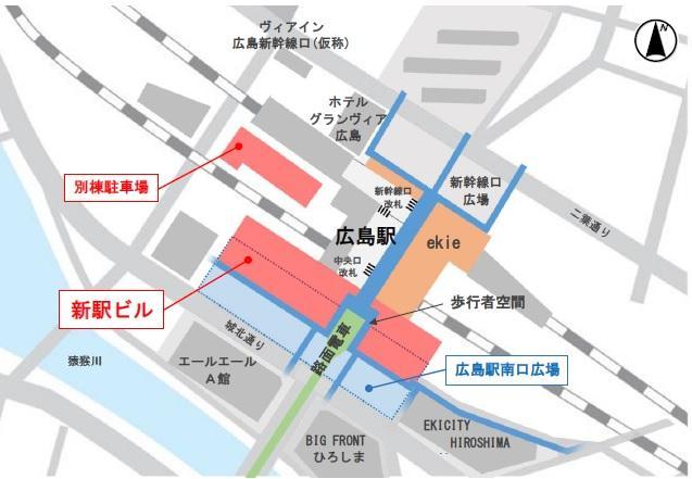 Jr広島駅ビルの建て替え計画が公表 400室のホテル シネコンなど都市に相応しい大規模なものに And Build Hiroshima