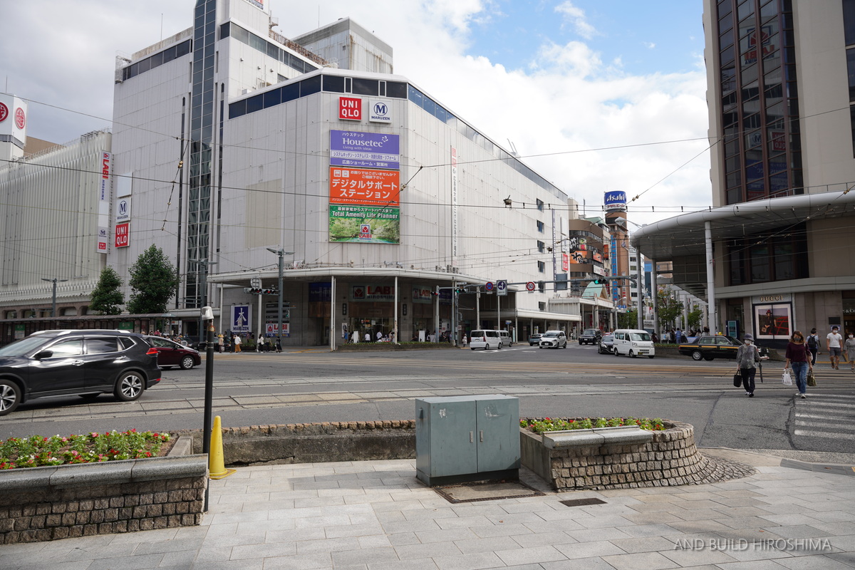 ユニクロ八丁堀店が閉店へ 解体予定の天満屋八丁堀ビル And Build Hiroshima