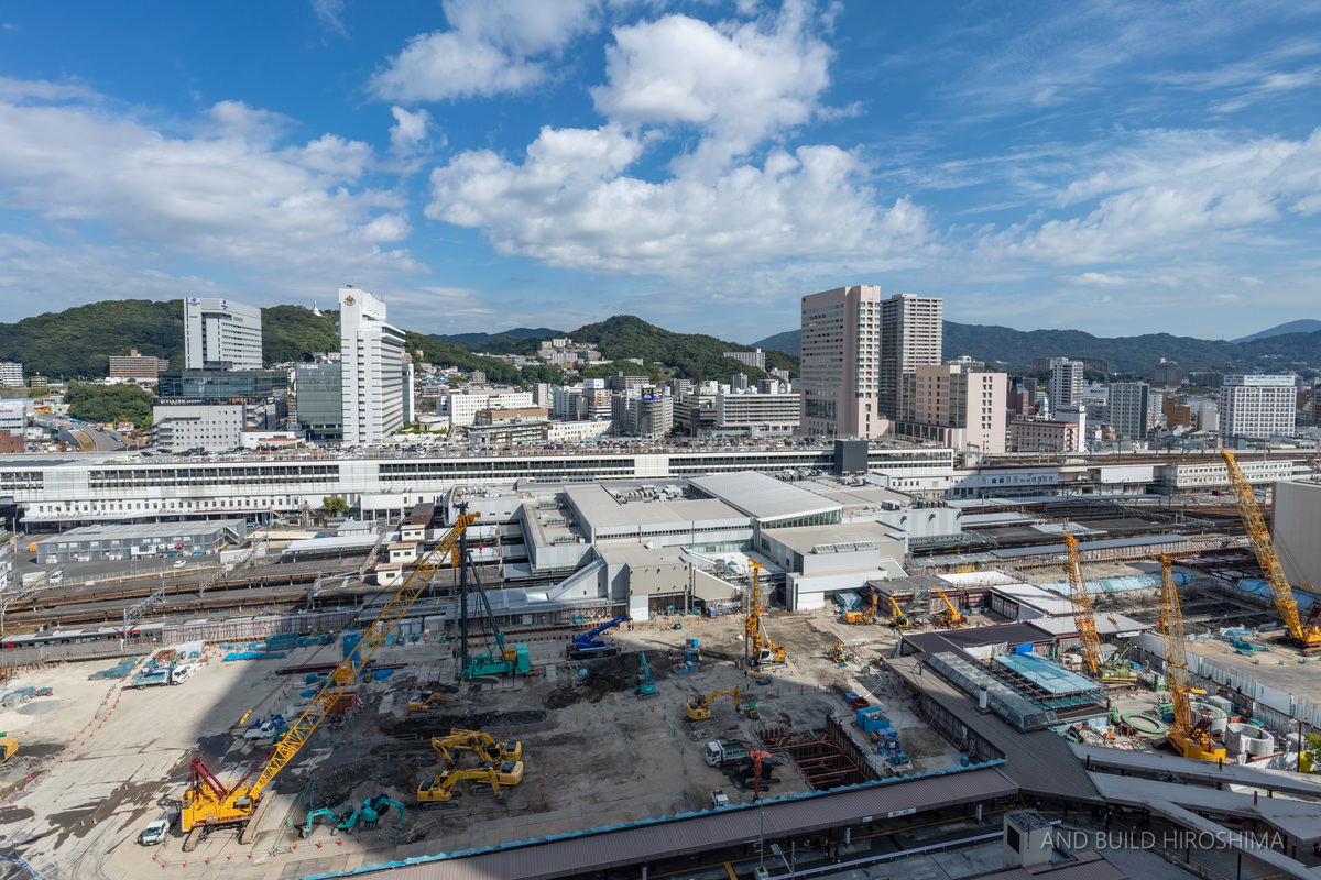 Jr広島駅南口再整備 駅ビル建替工事 2021 10 Vol 35 And Build Hiroshima